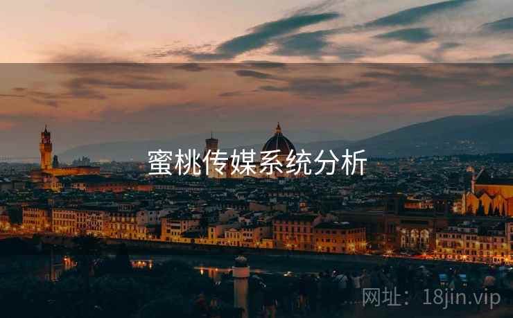 蜜桃传媒系统分析 第2张 蜜桃传媒系统分析 第2张