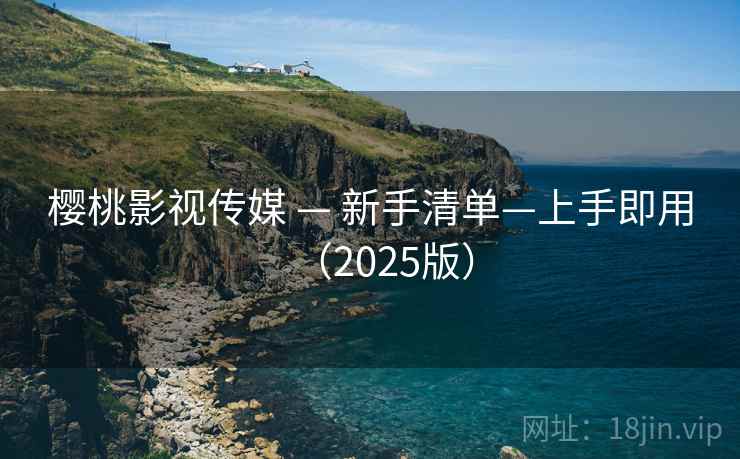 樱桃影视传媒 — 新手清单—上手即用(2025版)